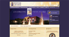 Desktop Screenshot of law.whittier.edu